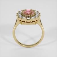 1.80 Ct. Padparadscha Sapphire Ring, 14K Yellow Gold 3