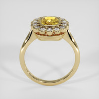 1.34 Ct. Yellow Sapphire Ring, 14K Yellow Gold 3