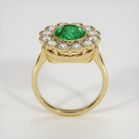 2.77 Ct. Emerald Ring, 18K Yellow Gold 3