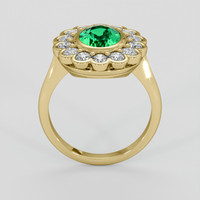 1.64 Ct. Emerald Ring, 18K Yellow Gold 3