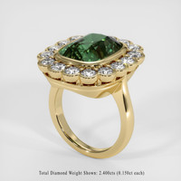 10.09 Ct. Gemstone Ring, 18K Yellow Gold 2