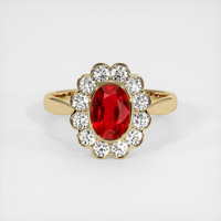 Ruby Ring 1.01 Ct., 18K Yellow Gold Preview