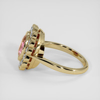 1.80 Ct. Padparadscha Sapphire Ring, 18K Yellow Gold 4