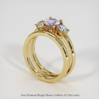 1.15 Ct. Sapphire Ring, 14K Yellow Gold 2