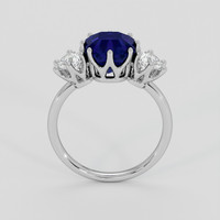3.22 Ct. Blue Sapphire Ring, Platinum 950 3