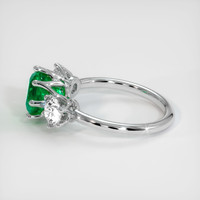 1.98 Ct. Emerald Ring, Platinum 950 4