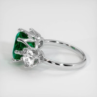 3.85 Ct. Emerald Ring, Platinum 950 4