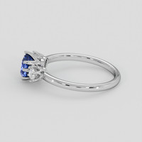 0.77 Ct. Blue Sapphire Ring, Platinum 950 4