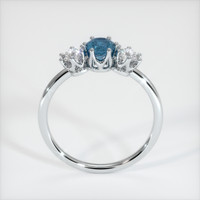 0.66 Ct. Sapphire Ring, Platinum 950 3