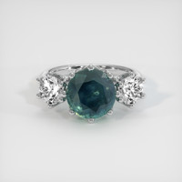 3.43 Ct. Sapphire Ring, Platinum 950 1