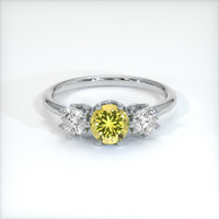0.80 Ct. Sapphire Ring, Platinum 950 1