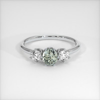0.71 Ct. Sapphire Ring, Platinum 950 1