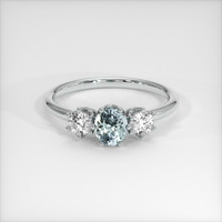 0.72 Ct. Sapphire Ring, Platinum 950 1