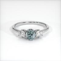 0.69 Ct. Sapphire Ring, Platinum 950 1