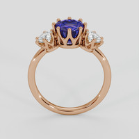 2.84 Ct. Color Change Sapphire Ring, 14K Rose Gold 3
