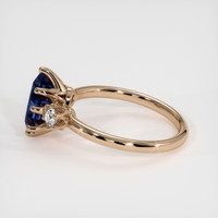 1.77 Ct. Blue Sapphire Ring, 14K Rose Gold 4