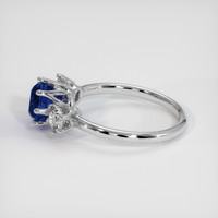 1.92 Ct. Sapphire Ring, 14K White Gold 4