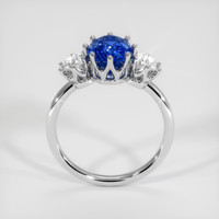 3.12 Ct. Sapphire Ring, 14K White Gold 3