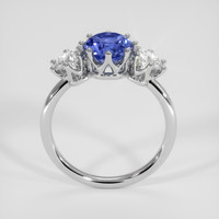 1.76 Ct. Blue Sapphire Ring, 14K White Gold 3