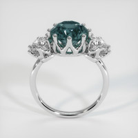 3.43 Ct. Sapphire Ring, 14K White Gold 3