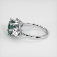 3.29 Ct. Sapphire Ring, 14K White Gold 4