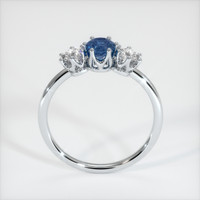 0.62 Ct. Sapphire Ring, 18K White Gold 3