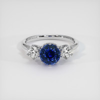 1.92 Ct. Sapphire Ring, 18K White Gold 1
