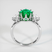 1.98 Ct. Emerald Ring, 18K White Gold 3
