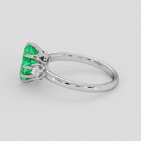 1.48 Ct. Emerald Ring, 18K White Gold 4