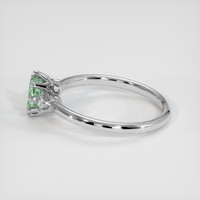 0.50 Ct. Gemstone Ring, 18K White Gold 4