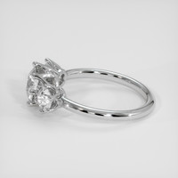 1.45 Ct. White Sapphire Ring, 18K White Gold 4