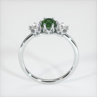 0.66 Ct. Sapphire Ring, 18K White Gold 3
