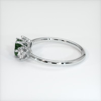 0.66 Ct. Sapphire Ring, 18K White Gold 4
