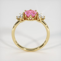 2.08 Ct. Pink Sapphire Ring, 10K Yellow Gold 3