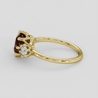 2.01 Ct. Color Change Sapphire Ring, 10K Yellow Gold 4