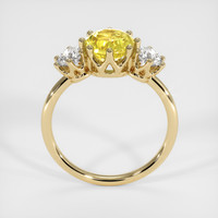 2.18 Ct. Bi Color Sapphire Ring, 14K Yellow Gold 3