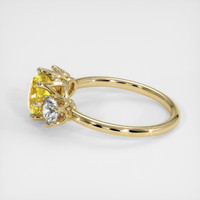 2.18 Ct. Bi Color Sapphire Ring, 14K Yellow Gold 4