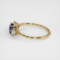 1.56 Ct. Blue Sapphire Ring, 14K Yellow Gold 4