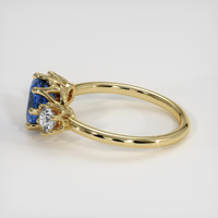 1.48 Ct. Blue Sapphire Ring, 14K Yellow Gold 4