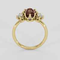 2.01 Ct. Color Change Sapphire Ring, 14K Yellow Gold 3