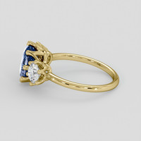1.97 Ct. Bi Color / Parti Sapphire Ring, 14K Yellow Gold 4