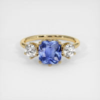 2.23 Ct. Sapphire Ring, 14K Yellow Gold 1