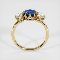 1.24 Ct. Blue Sapphire Ring, 18K Yellow Gold 3
