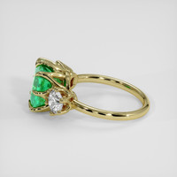 2.97 Ct. Emerald Ring, 18K Yellow Gold 4