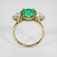 1.76 Ct. Emerald Ring, 18K Yellow Gold 3