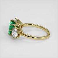 1.76 Ct. Emerald Ring, 18K Yellow Gold 4