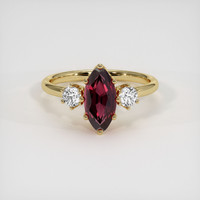 1.34 Ct. Gemstone Ring, 18K Yellow Gold 1