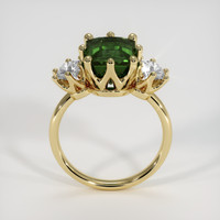 5.05 Ct. Green Sapphire Ring, 18K Yellow Gold 3