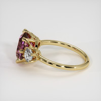 3.17 Ct. Sapphire Ring, 18K Yellow Gold 4