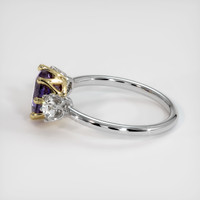 2.28 Ct. Color Change Sapphire Ring, 14K Yellow & White 4
